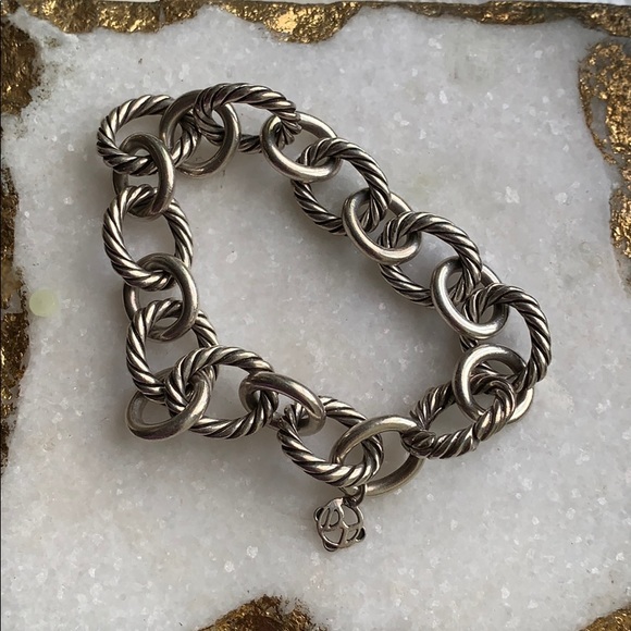 REAL David Yurman Medium Oval Link Bracelet - Picture 3 of 4